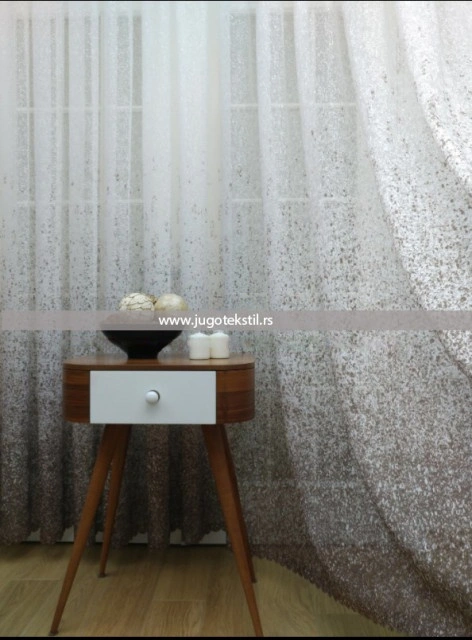 Zavesa Ombre Malaga Brown