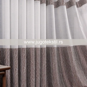 Zavesa lanena 5003 Braon