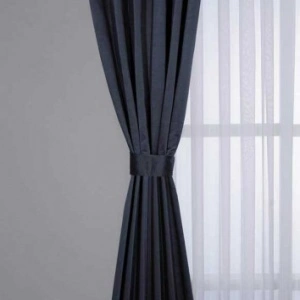 Draper saten teget tamni 4577