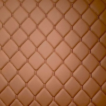 Štepana eko koža braon sa braon koncem