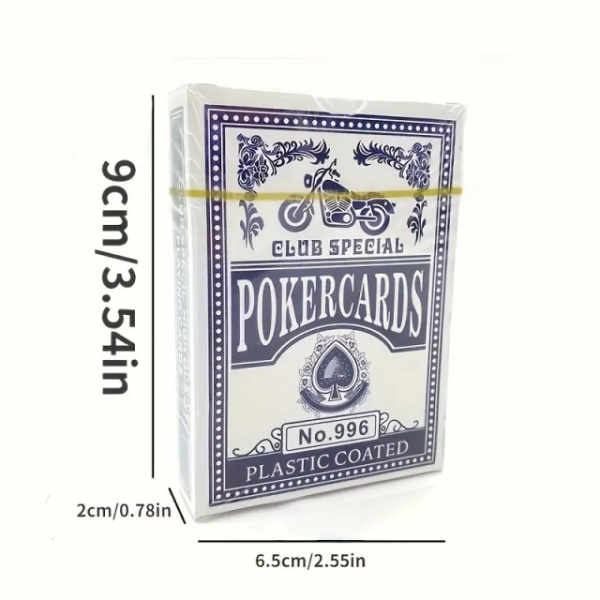2 x Club Special No. 996 Plastic Coated Premium Playing Cards (Profesionalne, plastificirane karte, 2 špila, najkvalitetniji 996 model) - Img 7