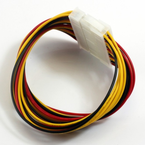 24 Pin Male to 24 Pin Female ATX Extension Cable (30cm) - Img 4