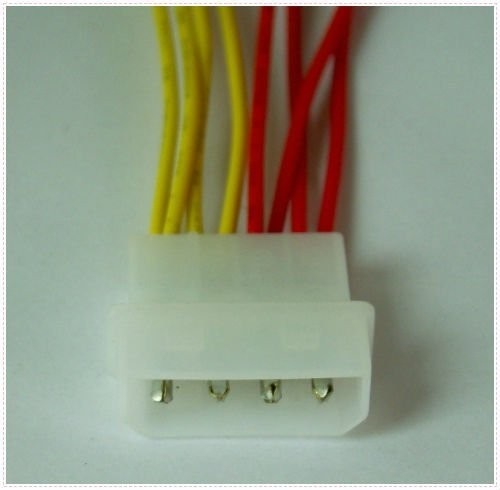 4 x 3-pin to 4-pin (Molex) Fan Adapter Power Cable (5V/12V) - Img 2