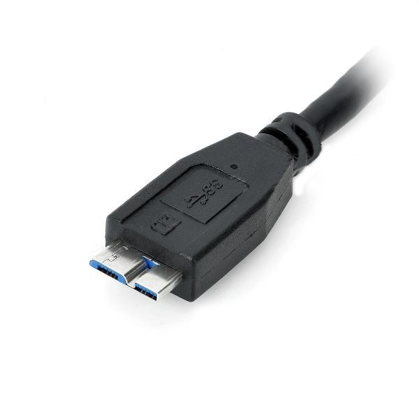 USB 3.0 Mate to Micro-B Micro USB 3.0 with USB Charging Connection Cable 60cm - Img 3