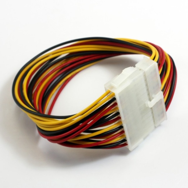 24 Pin Male to 24 Pin Female ATX Extension Cable (30cm) - Img 5