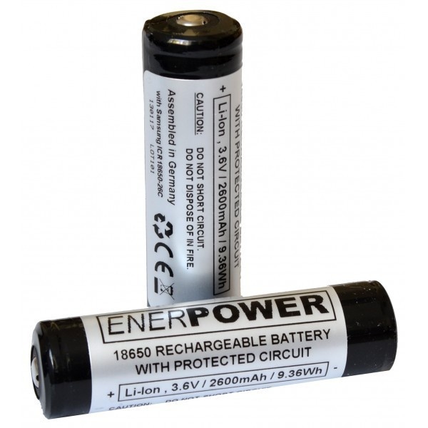 Enerpower 2600mAh 18650 Li-Ion PCB Protected - Img 3