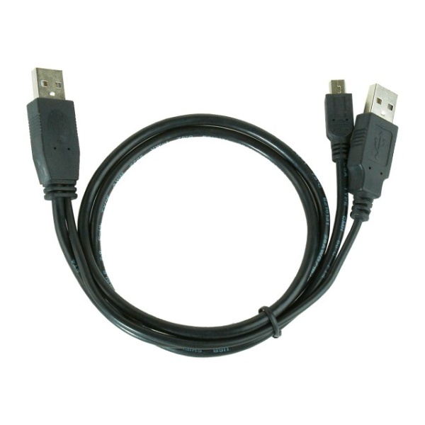 Gembird Mini USB Y-Cable 90cm - Img 3