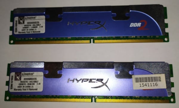 Kingston HyperX Blue 2x2GB DDR2 1066MHz CL5