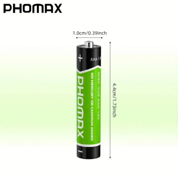 PHOMAX / PUJIMAX 5xAAA Extra Heavy Duty Carbon Zinc baterije (Specijalna transportna kutijica) - Img 5