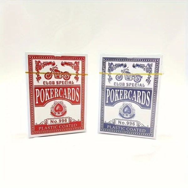 2 x Club Special No. 996 Plastic Coated Premium Playing Cards (Profesionalne, plastificirane karte, 2 špila, najkvalitetniji 996 model) - Img 8