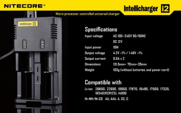Nitecore Intellicharger i2 (Inteligentni punjač za sve tipove baterija) - Img 8