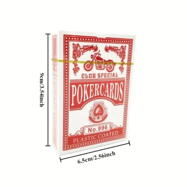 2 x Club Special No. 996 Plastic Coated Premium Playing Cards (Profesionalne, plastificirane karte, 2 špila, najkvalitetniji 996 model) - Img 9