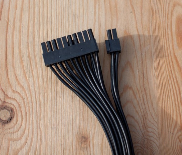 Dual PSU 24 Pin ATX Extension Splitter Cable (30cm) - Img 5