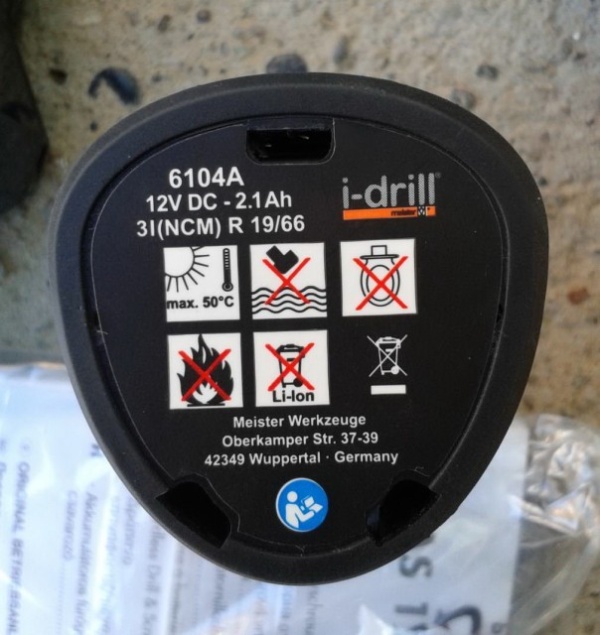 Meister Germany - Professional i-drill 2.0 Black Edition MAS 12ib 12V/2.1Ah (Aku bušilica/šrafilica/šauberica) - Img 6