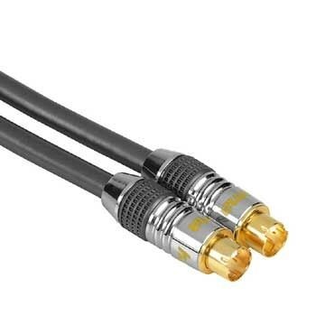 Vivanco Golden S-VHS Video to S-VHS Video Cable 3m - Img 2