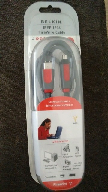 Belkin Premium FireWire IEEE 1394 6-pin to 4-pin 1.8m - Img 3