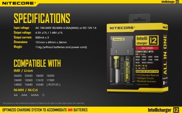 Nitecore Intellicharger i2 - 2014 VERSION (Inteligentni punjač za sve tipove baterija) - Img 8