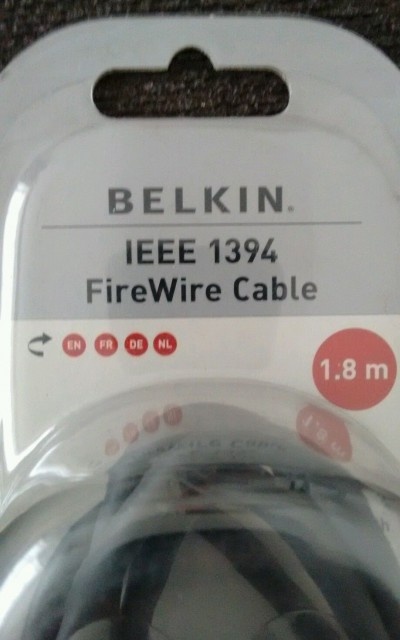 Belkin Premium FireWire IEEE 1394 6-pin to 4-pin 1.8m - Img 4