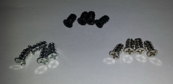 12 x Case Fan Screws (šrafovi za kulere, 12 komada, 3 boje) - Img 2