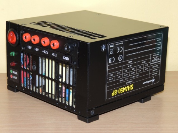 Sharkoon ATX Laboratorijsko Napajanje 450W (ATX bench lab external power supply) - Img 4