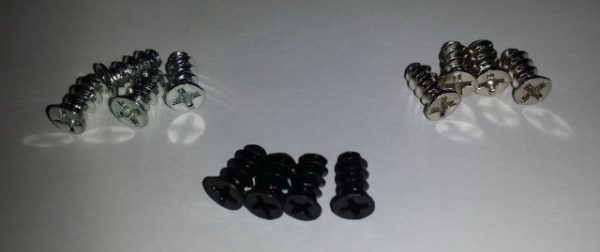 12 x Case Fan Screws (šrafovi za kulere, 12 komada, 3 boje) - Img 3