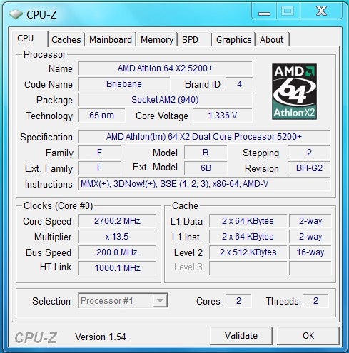AMD Athlon 64 X2 5200+ 2.7GHz 1MB AM2 - Img 2