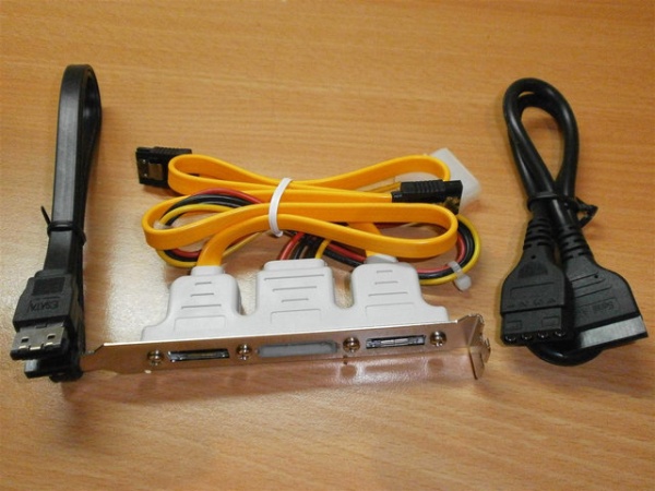Gigabyte eSATA CABLE/SATA Bracket Kit - Img 2