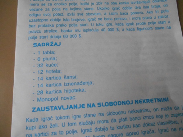 MONOPOL SRBIJA - Trgovina Nekretninama (Društvena Igra) - Img 6