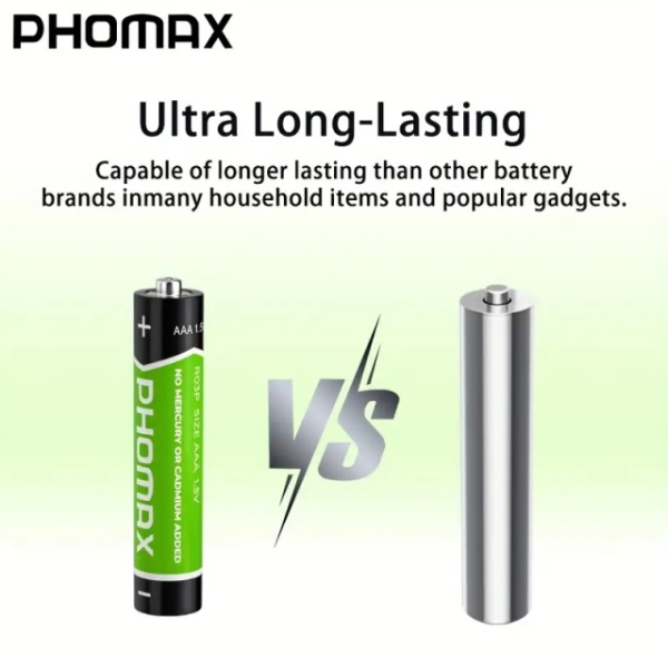 PHOMAX / PUJIMAX 5xAAA Extra Heavy Duty Carbon Zinc baterije (Specijalna transportna kutijica) - Img 6