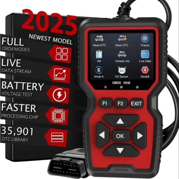 Profesionalna unapređena OBD2 / OBDII dijagnostika za automobile V519 / 2025 - Img 12