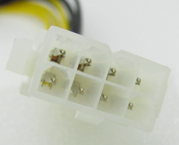 8 pin Male to 8 pin Female (EPS12V) Power Extension Cable (30cm) - Img 2