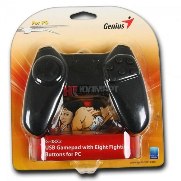 Genius MaxFire G-08X2 PC USB Gamepad - Img 2