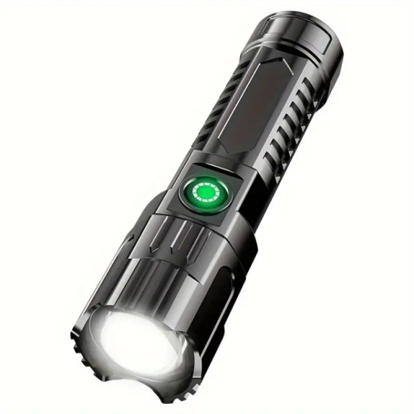 Ultra snažna LED taktička baterijska lampa sa punjivom baterijom od 1200mAh i dometom od 100m za kampovanje - Img 4