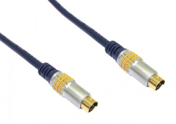 Vivanco Golden S-VHS Video to S-VHS Video Cable 1.5m - Img 2