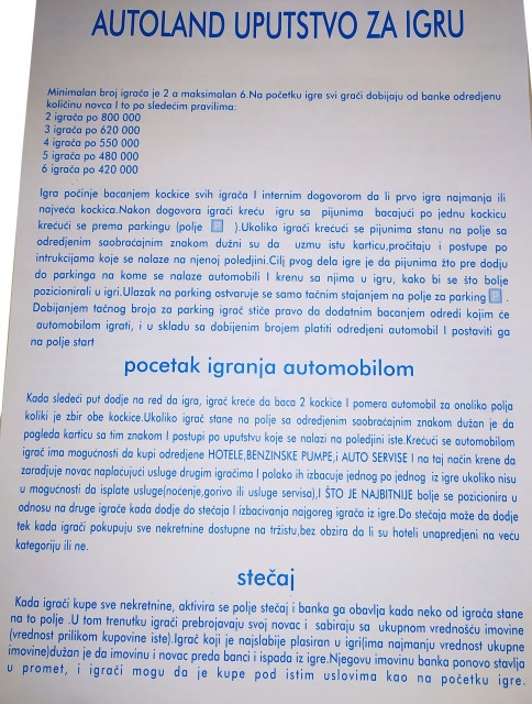 MONOPOL AUTOLAND - Nauči Saobraćajne Znakove Uz Igru (Društvena Igra) - Img 8