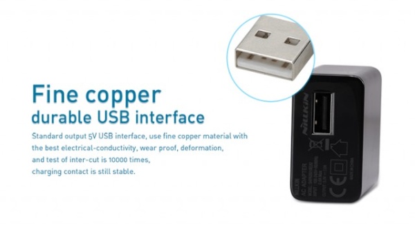 NILLKIN Genuine USB AC EU Adapter 5V/2A - Img 4