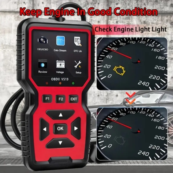 Profesionalna unapređena OBD2 / OBDII dijagnostika za automobile V519 / 2025 - Img 5