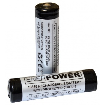 Enerpower 2600mAh 18650 Li-Ion PCB Protected - Img 3