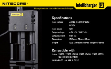 Nitecore Intellicharger i2 (Inteligentni punjač za sve tipove baterija) - Img 8