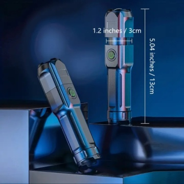 Snažna LED taktička baterijska lampa sa punjivom baterijom od 1200mAh i dometom do 100m - Img 6