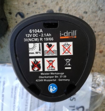 Meister Germany - Professional i-drill 2.0 Black Edition MAS 12ib 12V/2.1Ah (Aku bušilica/šrafilica/šauberica) - Img 6