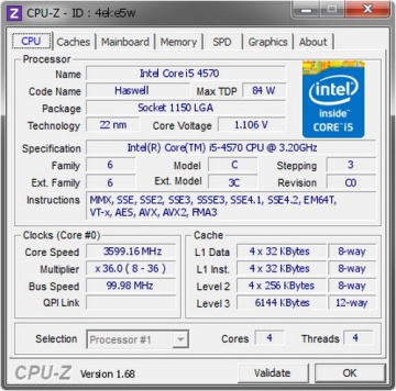 Intel Core i5-4570 Komplet