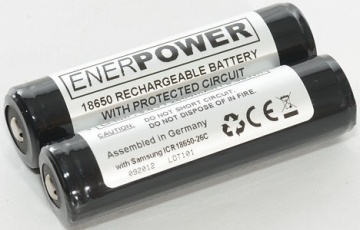 Enerpower 2600mAh 18650 Li-Ion PCB Protected - Img 2