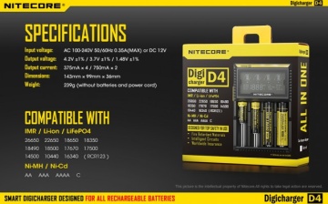 Nitecore Digicharger D4 (Inteligentni digitalni punjač za sve tipove baterija) - Img 7