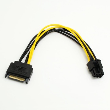 PCI-Express 6 Pin Power Adapter from Single SATA Power
