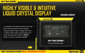 Nitecore Digicharger D2 (Inteligentni digitalni punjač za sve tipove baterija) - Img 3