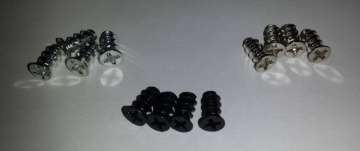 12 x Case Fan Screws (šrafovi za kulere, 12 komada, 3 boje) - Img 3