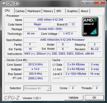AMD Athlon II X2 240 2.8GHz 2MB AM3 - Img 2