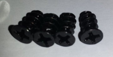 12 x Case Fan Screws (šrafovi za kulere, 12 komada, 3 boje) - Img 4