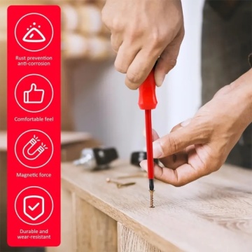 RUIKE set od 8 izolovanih šrafcigera odvijača sa zaštitom od 1000V, magnetnim vrhovima i ergonomskim drškama sa glinericom - Industrijski standard kvaliteta za električare - Img 7